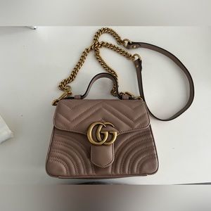 Gucci GG Marmont Mini Top Handle Bag